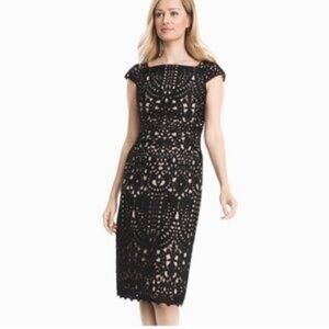 Banana Republic Black eyelet Dress Size 4